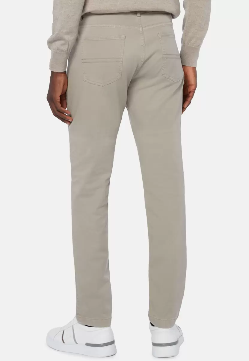 Herren Verbraucher Hosen Boggi Milano Jeans Aus Elastischem Baumwoll-Tencel - 3