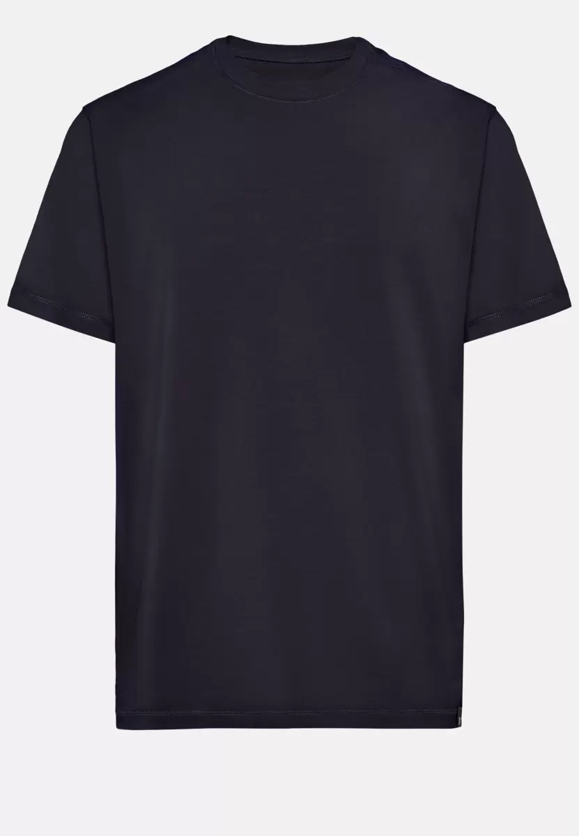 Herren Preisverhandlung T-Shirt Aus Elastischer Supima-Baumwolle T-Shirts Boggi Milano - 3