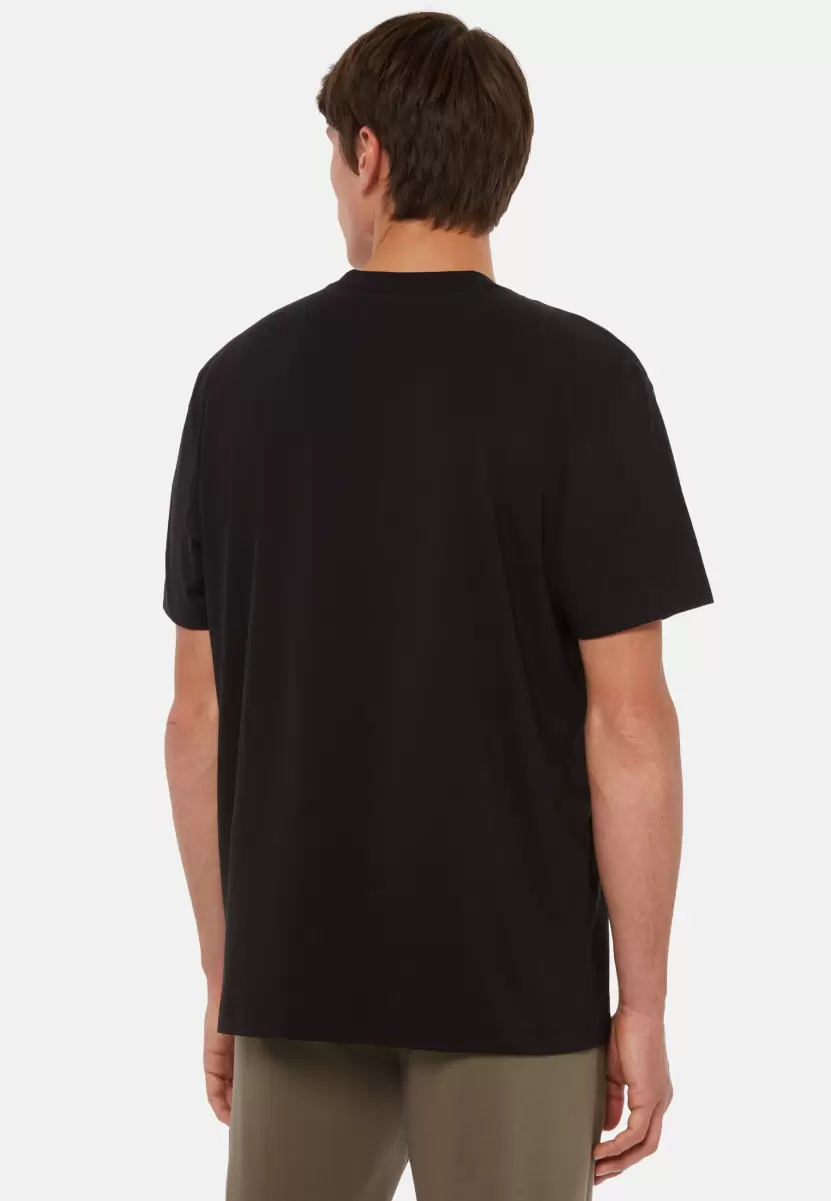 Boggi Milano T-Shirts Rabattgutschein Herren T-Shirt Aus Elastischer Supima-Baumwolle - 2