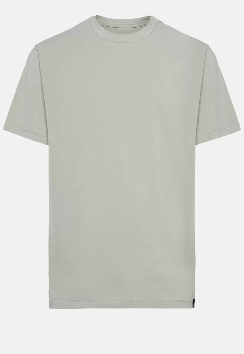 Herren T-Shirts Innovativ Boggi Milano T-Shirt Aus Elastischer Supima-Baumwolle - 3