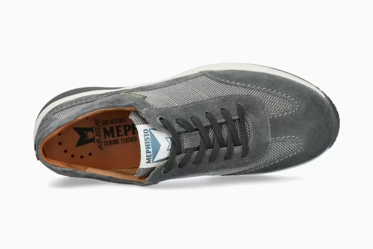 Herren Steve Air Sneaker Mephisto Stahl - 1