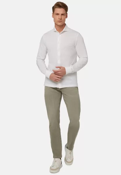 Neues Produkt Boggi Milano Polohemd Aus Merzerisiertem Pikee Slim Fit Herren Polo Hemden
