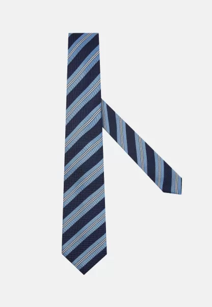 Seidenkrawatte Mit Regimental-Muster Krawatten Herren Hersteller Boggi Milano