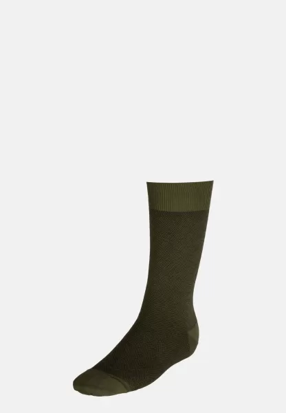 Socken Angebot Oxford-Socken Aus Bio-Baumwolle Boggi Milano Herren