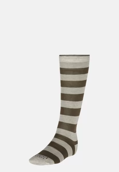 Herren Socken Socken Mit Makrostreifen Aus Baumwollgemisch Boggi Milano Neues Produkt
