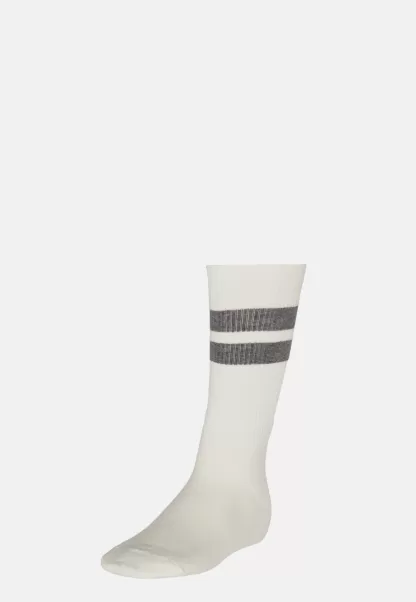 Herren Hersteller Socken Boggi Milano Socken Mit Doppelten Streifen Aus Baumwollgemisch.
